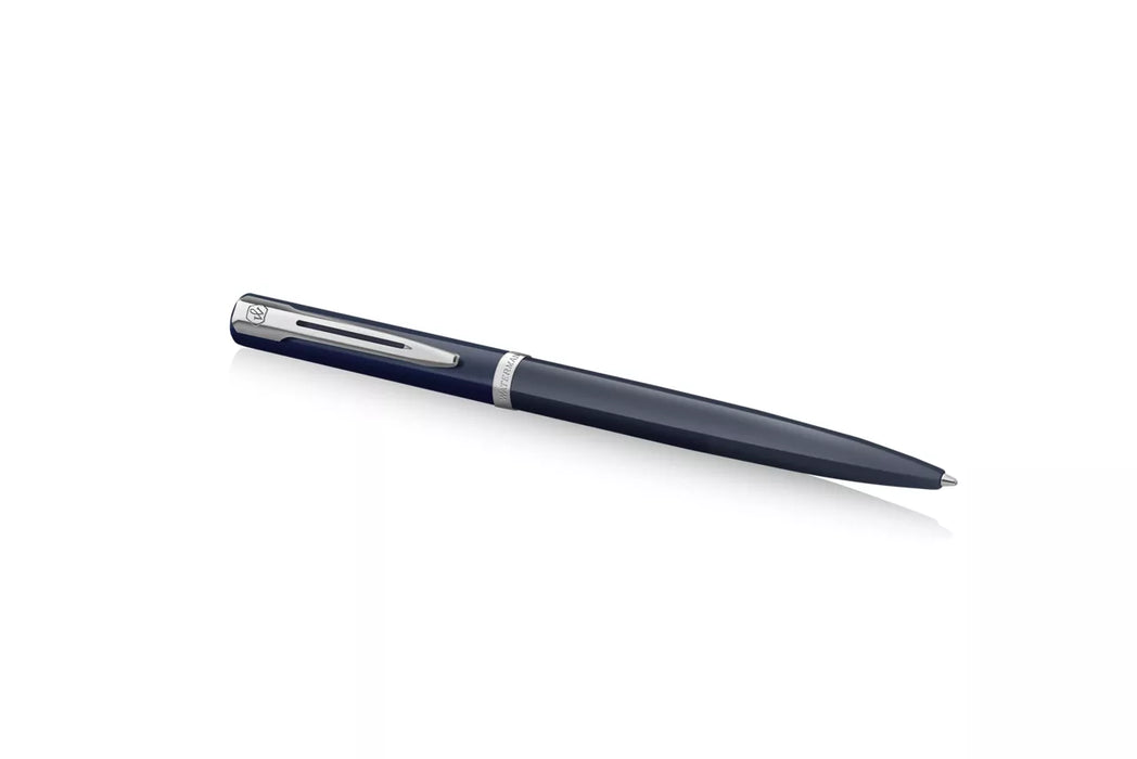 Waterman Impression Ballpoint Pen Blue with Chrome Trim