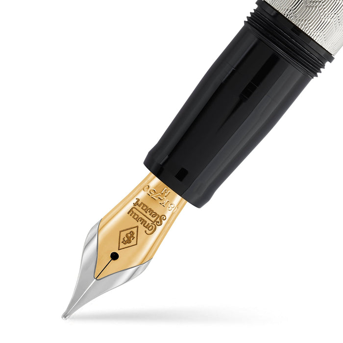 Conway Stewart King Charles III Coronation 2023 Sterling Silver Fountain Pen