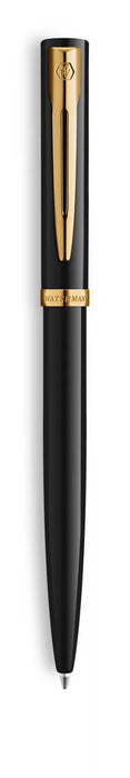 Waterman Impression Ballpoint Pen Black with Gold Trim