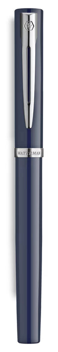 Waterman Impression Fountain Pen Blue with Chrome Trim