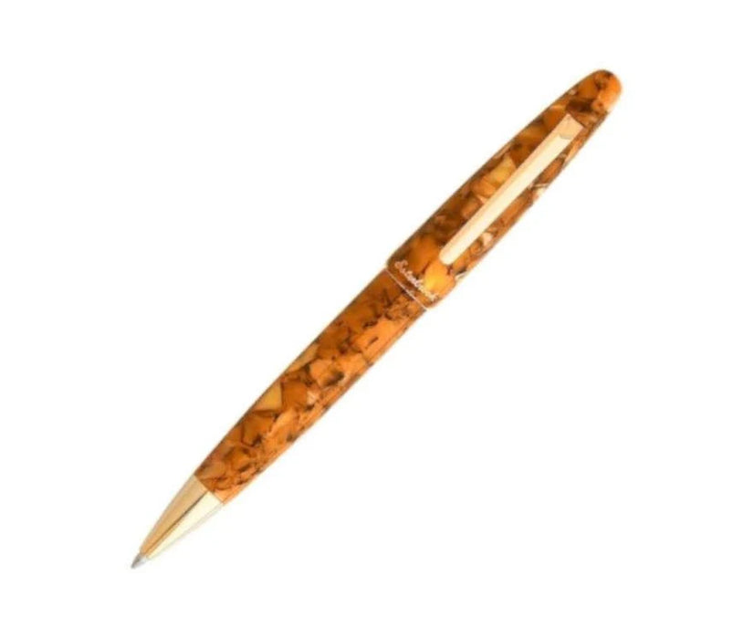 Esterbrook Estie Ballpoint Pen Honeycomb With Gold Trim