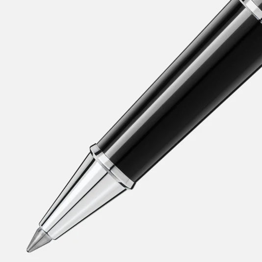 Montblanc Meisterstück Classique Black Platinum-Coated Rollerball Pen