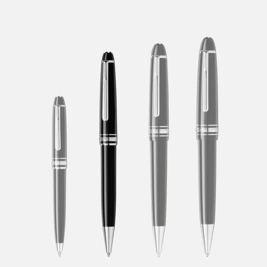 Montblanc Meisterstück Classique Black Platinum-Coated Ballpoint Pen