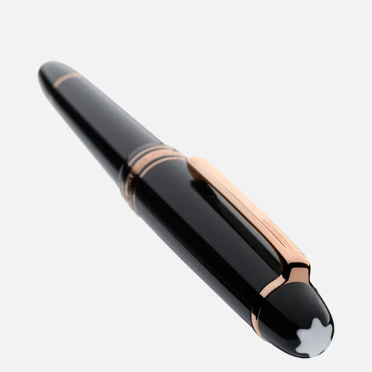 Montblanc Meisterstück Classique Black Rose Gold-Coated Rollerball Pen