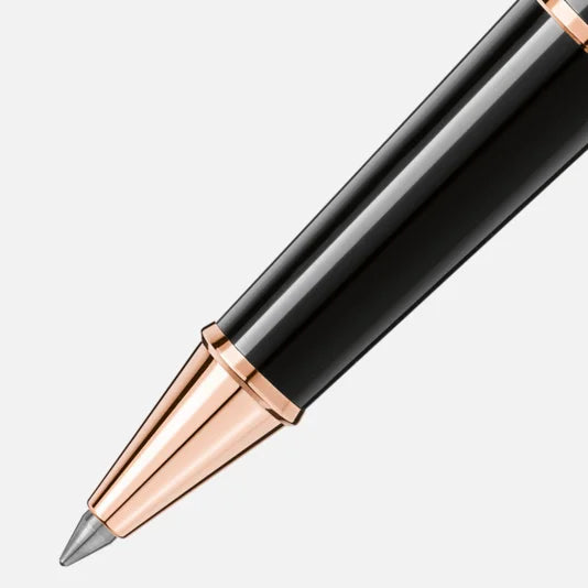 Montblanc Meisterstück Classique Black Rose Gold-Coated Rollerball Pen