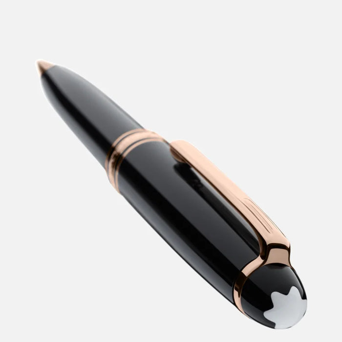 Montblanc Meisterstück Classique Black Rose Gold-Coated Ballpoint Pen