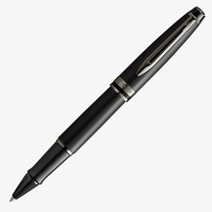 Waterman Expert Rollerball Pen Metallic Black with Ruthenium Trim