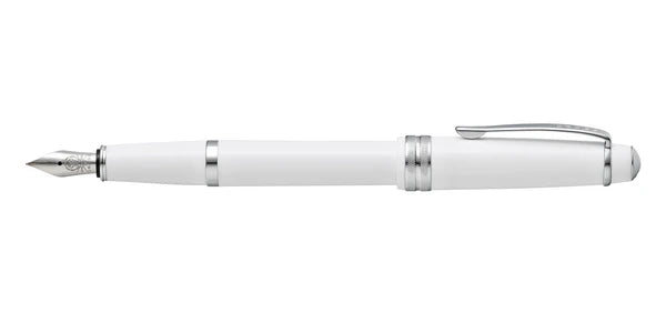 Cross Bailey Light White Fountain Pen with Chrome Trim