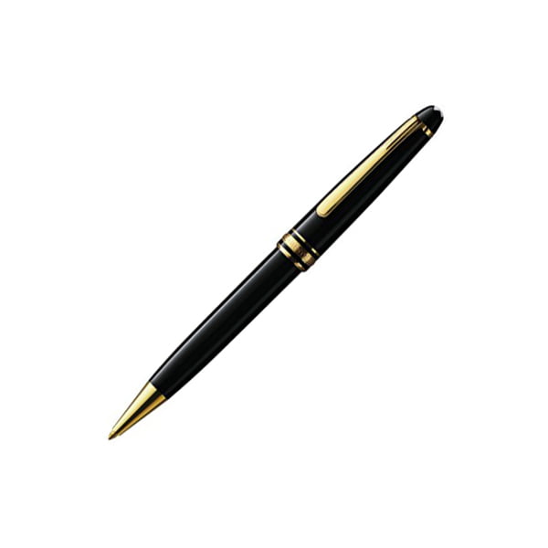 Montblanc Meisterstuck Classique Black Gold-Coated Ballpoint Pen