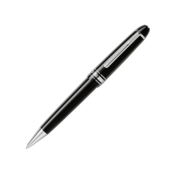 Montblanc Meisterstuck Midsize Black Platinum-Coated Ballpoint Pen