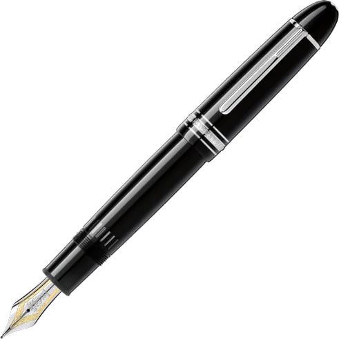 Mont Blanc Meisterstück No.149 万年筆とインク Montblanc Meisterstück 149 Black Platinum-Coated Fountain Pen