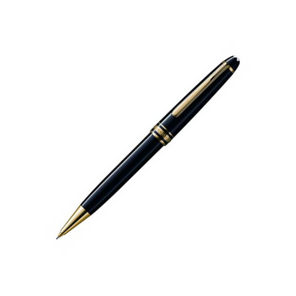 Montblanc Meisterstück Classique Black Yellow Gold-Coated Mechanical Pencil