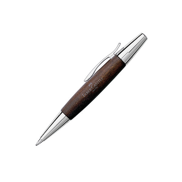 Faber-Castell E-Motion Dark Brown Pear Wood Ballpoint Pen
