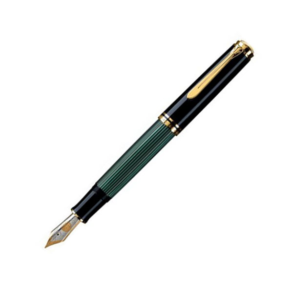 Pelikan Souveran M1000 Black and Green Fountain Pen