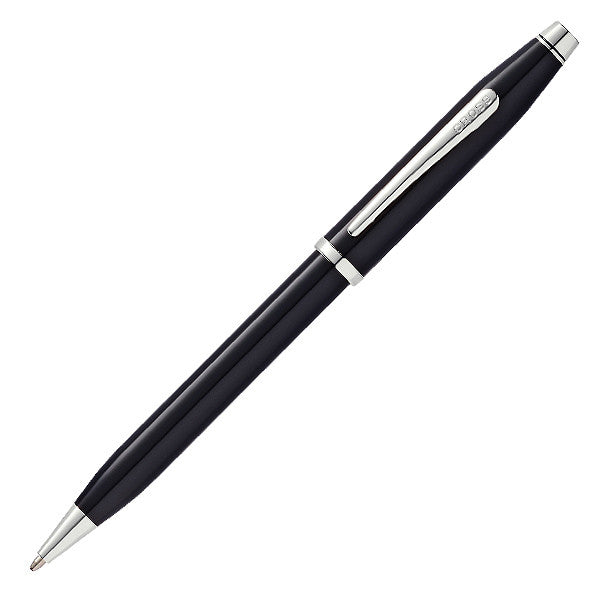 Cross Classic Century II Black Lacquer Ballpoint Pen with Chrome