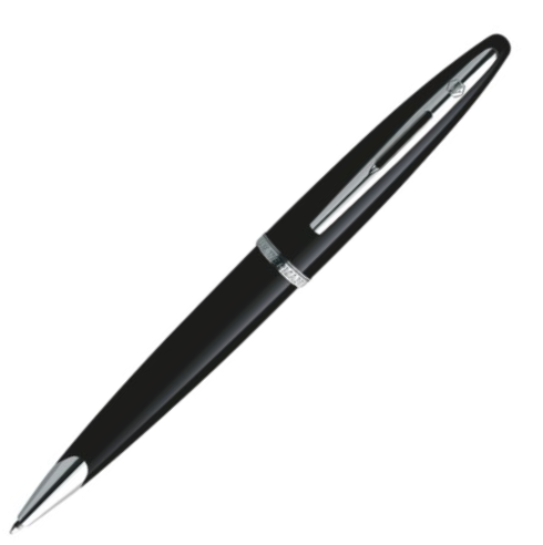 Waterman Carene Black Sea Ballpoint Pen with Palladium Trim