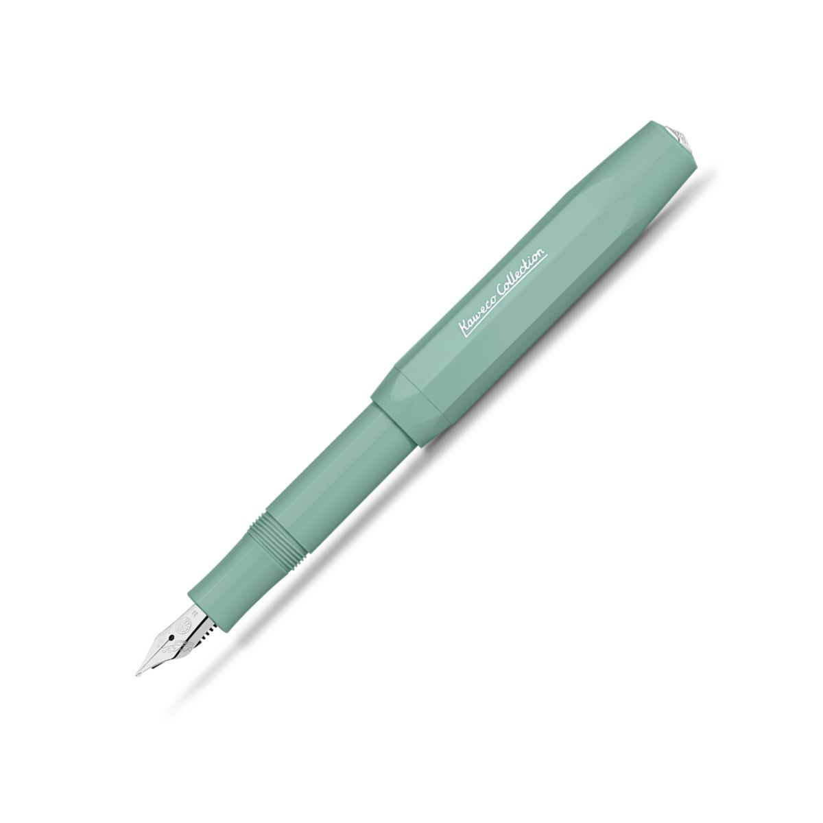 Kaweco Collection Smooth Sage - Penna Stilografica Sport Edizione Limitata, Pennino In Acciaio Larghezza B, Made In Germany, 13 Cm