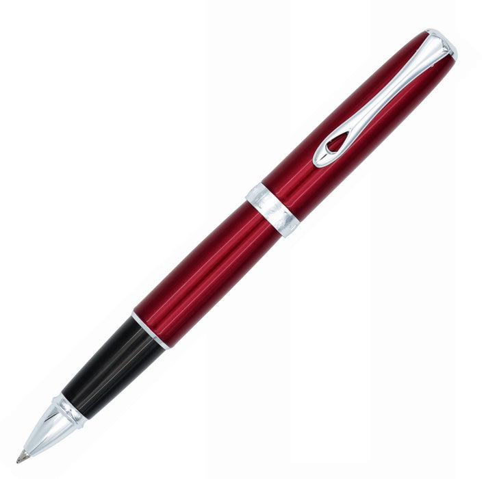 Diplomat Excellence Magma Red Rollerball Pen with Chrome Trim