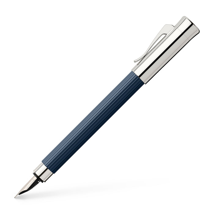 GVFC Tamitio Night Blue Fountain Pen with Chrome-Plated Trim