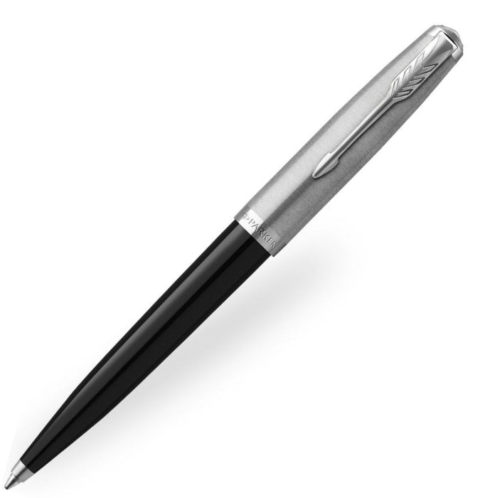 Parker 51 Black Ballpoint Pen with Chrome Trim