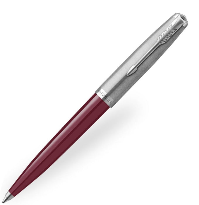Parker 51 Burgundy Ballpoint Pen with Chrome Trim
