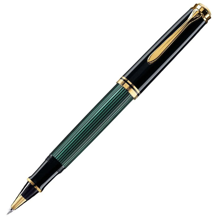 Pelikan Souveran 400 Black and Green Rollerball Pen R400