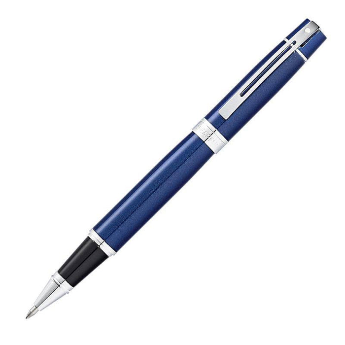 Sheaffer 300 Glossy Blue Rollerball Pen with Chrome Trim